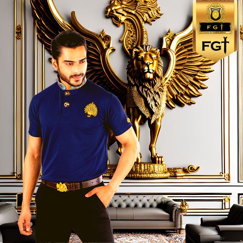 FGT ROYAL COLLECTION | #115 Designer men  T-shirt | Wedding Dress