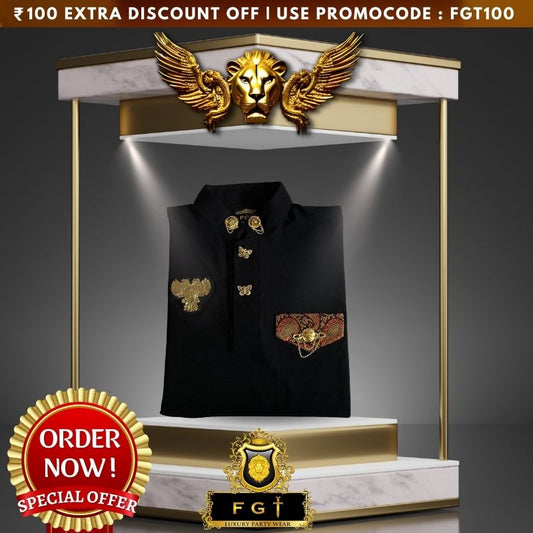 FGT ROYAL COLLECTION  | #260 Designer Men T-shirt | Latest Design Wedding T-shirt