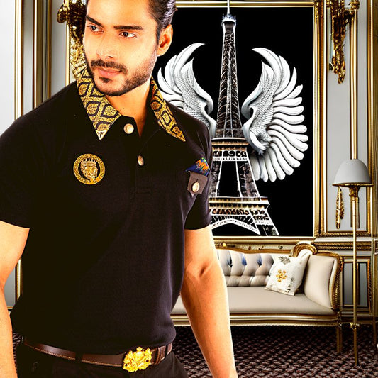 FGT PARIS COLLECTION | #906 Designer T-shirt | Designer Party Wear T-Shirt For Men